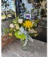 Remembrance Floral arrangement with a photo frame
