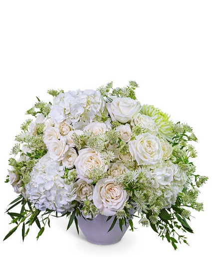 Repose Among Roses Flower Arrangement