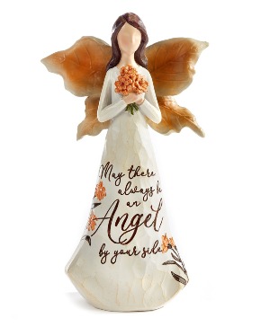 RESIN ANGEL  ANGEL BY YOUR SIDE