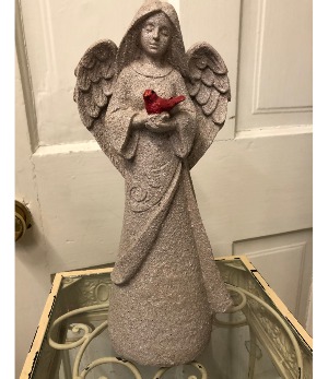 Resin Cardinal Angel 