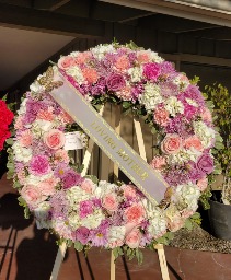 Rest in heaven wreath  Funeral 