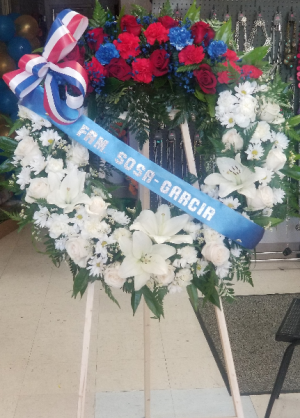Rest In Peace Soldier 18 in. Funeral Wreath