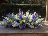 Restful Garden Casket Spray