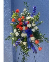 Restful Remembrance Standing Spray