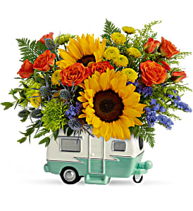 Retro Road Tripper Bouquet DX Everyday, Summer  in Windham, ME | Blossoms of Windham