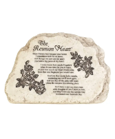 Reunion Heart Garden Rock 9" 