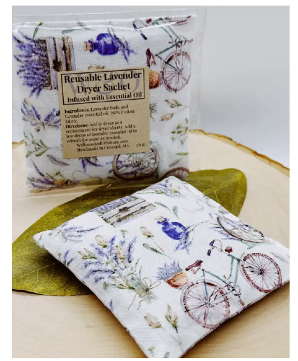 Reusable Dryer Sachet With essential oils