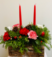 Rich and Cozy Christmas  Centerpiece 
