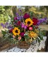 Rich Blessings Basket Basket of Florals