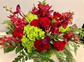 Rich Reds Floral Arrangement