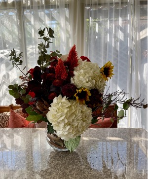 Richness of Fall Flower Arrangement
