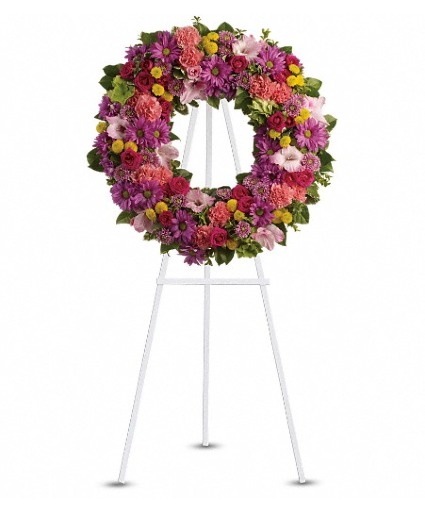 Ringed by Love Spray Wreath