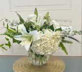 Rio White Vase Arrangement