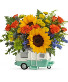 Roadtripper Ceramic RV Fresh Floral Arrangement