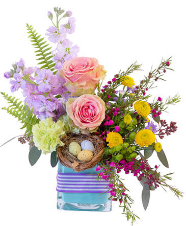 Robin's Blossoms Flower Arrangement in Lompoc, CA | BELLA FLORIST AND GIFTS