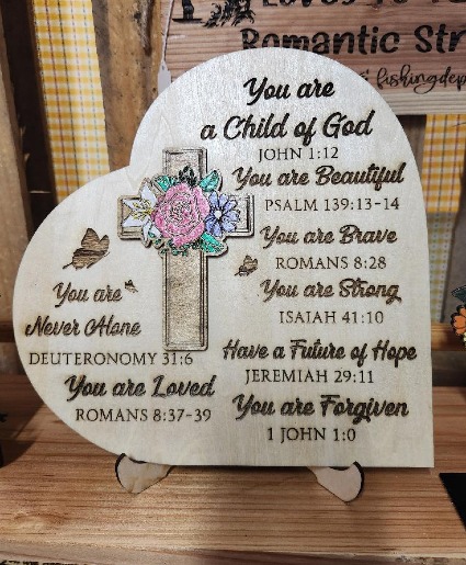 Rocky Ridge 3D Engraved Heart gift
