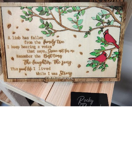 Rocky Ridge Designs 3D Engraved Sign gifts