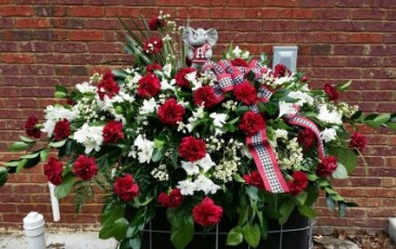 Roll Tide Casket Top