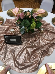 Romance is in the Air wedding setup
