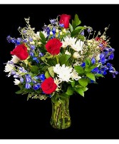 Romantic Red & Blue Red & Blue Design 