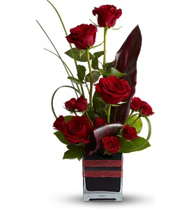 Romance Roses - 611 Vase Arrangement