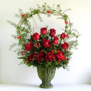 Romance Winner Rose Urn in Canton, GA | Canton Florist
