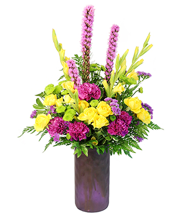 Romancing the Royal Vase Arrangement in Ozone Park, NY | Heavenly Florist