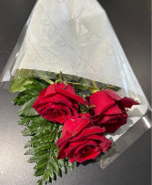 Romantic 3 Fresh Rose Bouquet Hand Tie Bouquet