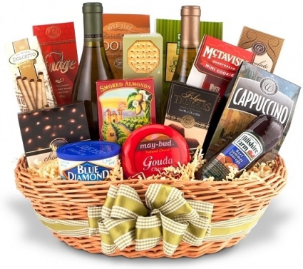 ROMANTIC GOURMET NON-ALCOHOLIC GIFT BASKET