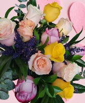 Romantic Bliss Dozen Handtied Bouquet
