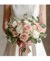Romantic Blush Bridal Bouquet 