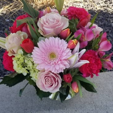 romantic bubble vase