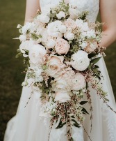 Romantic Cascade Bridal Bouquet 