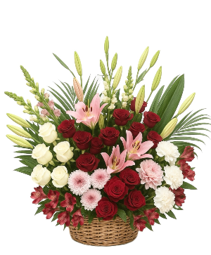 Romantic Garden Harmony Floral Arrangement