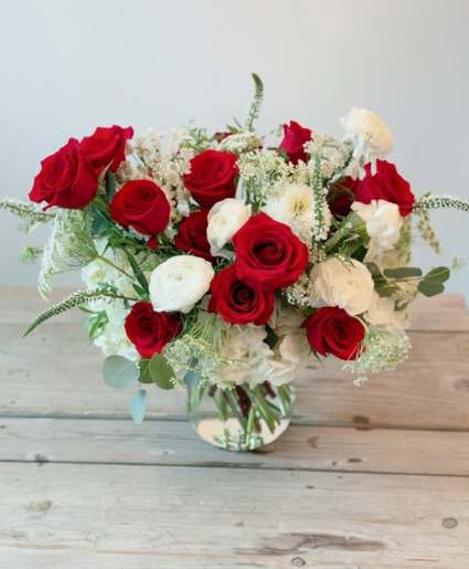 Romantic Garden Vase Bouquet