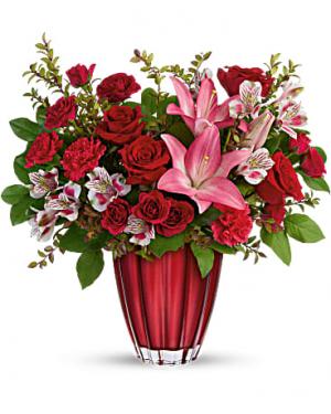 Romantic Radiance Bouquet Vase
