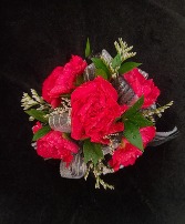 Romantic Red Carnation Corsage