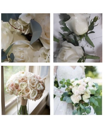 Romantic Roses Wedding Flower Package in Edmonton, AB | PETALS ON THE TRAIL
