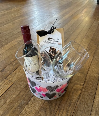 Romantic Sips & Sweet Treat Basket 