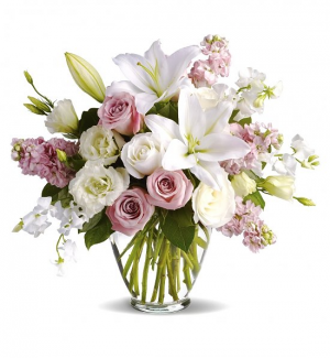 Romantic Springtime Blooms Floral Arrangement in Winston Salem, NC | RAE'S NORTH POINT FLORIST INC. Romantic Springtime Blooms Floral Arrangement in Winston Salem, NC | RAE'S NORTH POINT FLORIST INC.