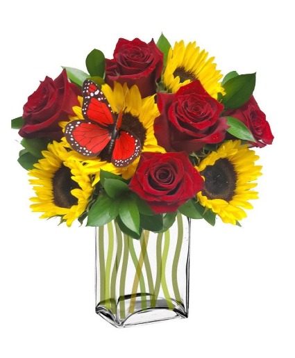 Romantic Sunflowers  