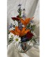 Rooster Mug Fresh Flowers