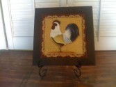 Rooster Trivet and Stand 
