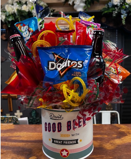 Root Beer Snack Bouquet 