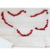 Rosary of Red Roses Funeral Flowers