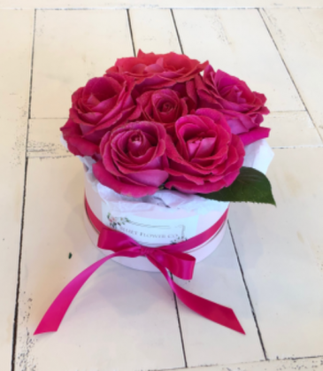 Pink Rose Flower Box  in Sparta, NJ | Bluet Flower Co.