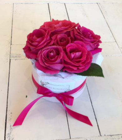 Pink Rose Flower Box 