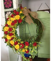Rose Adorned Wreath  