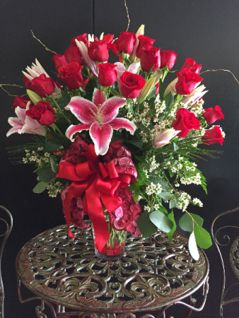 ROSE AND LILY BOUQUET