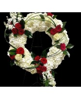 Rose and Lily Grass Wreath  